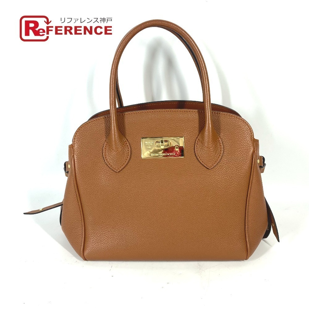 Louis Vuitton Milla Shoulder Tote Bag Handbag Brown Leather